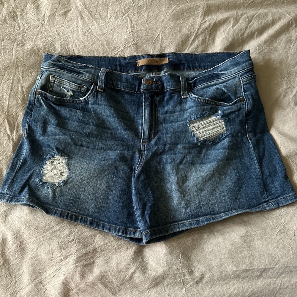 Joe's Jeans Distressed Blue Jean Shorts